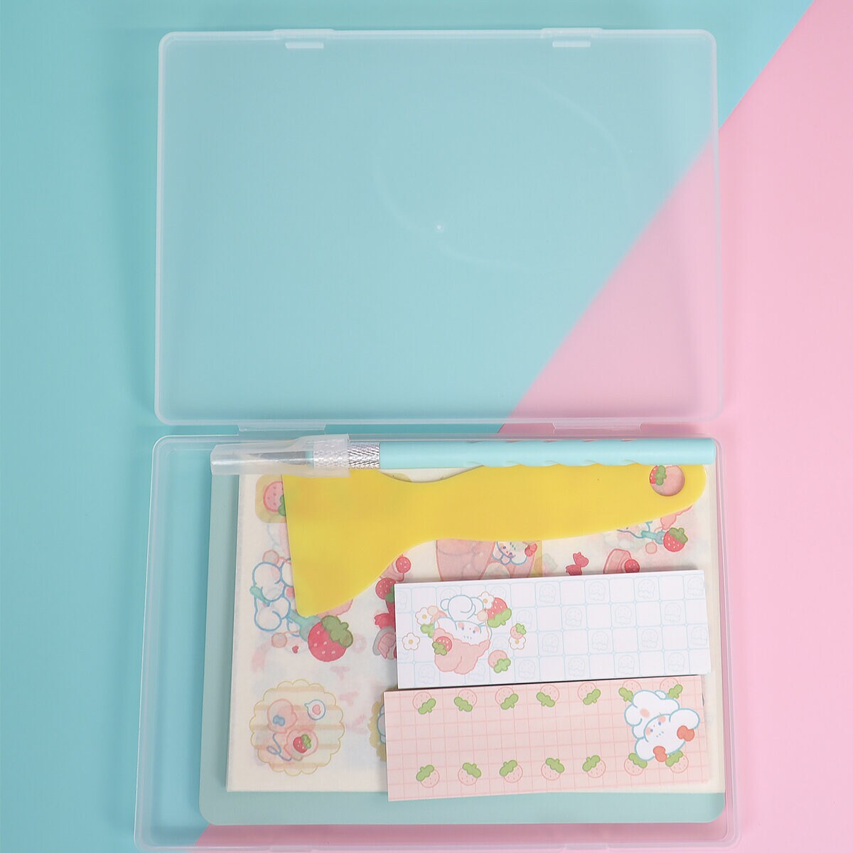 Stickers-kit Strawberry bunny