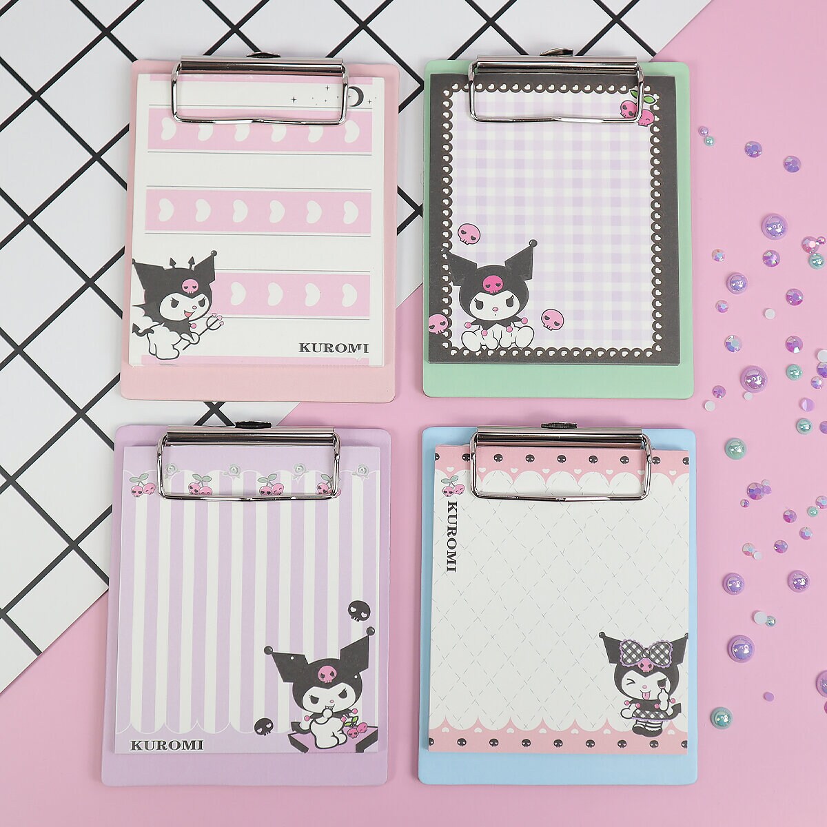 Kuromi mini-clipboard