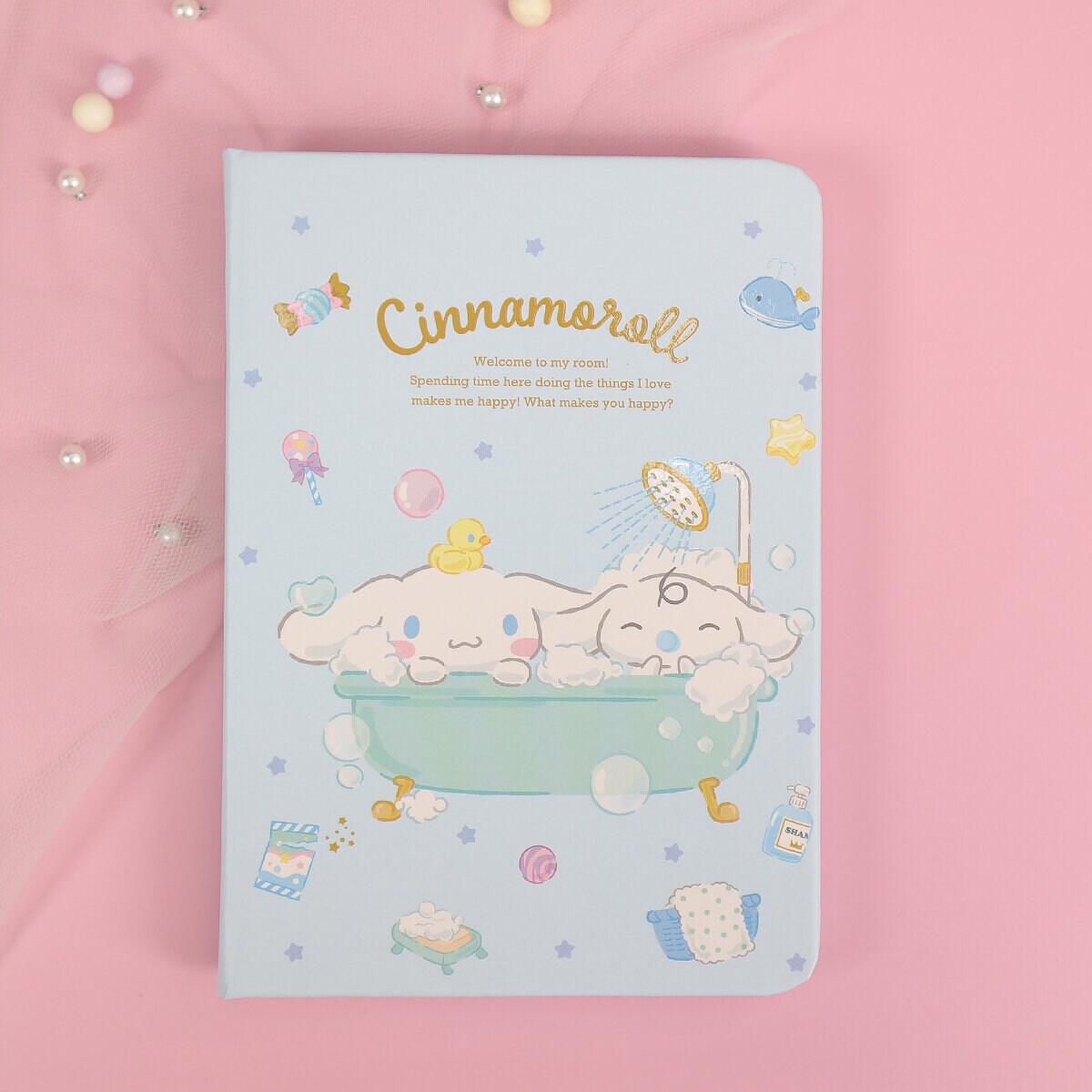 Anteckningsbok A5 Cinnamoroll badar (8683)