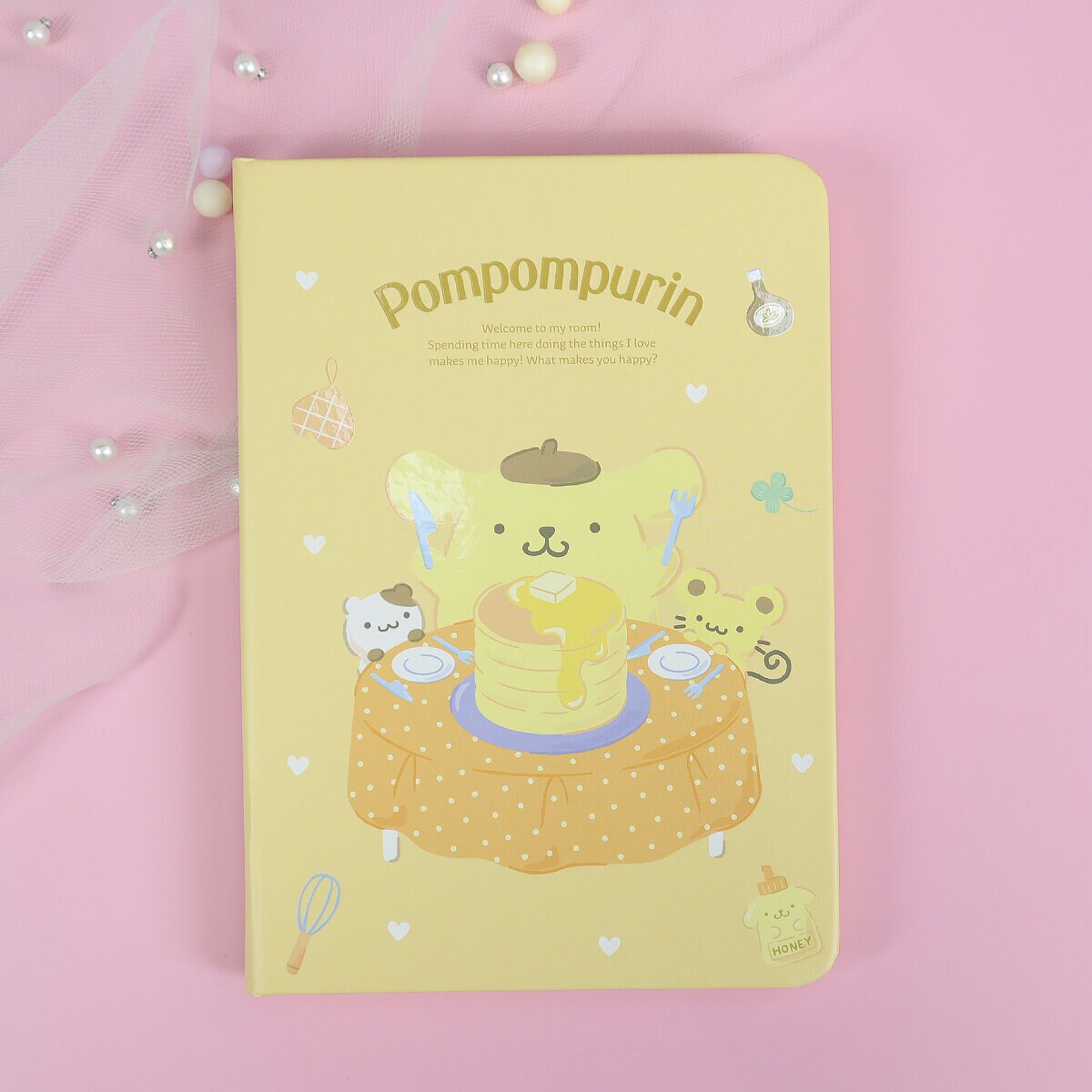 Anteckningsbok A5 Pompompurin pannkakor (8690)