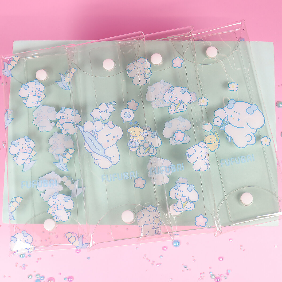 Fufubai transparent pennfodral