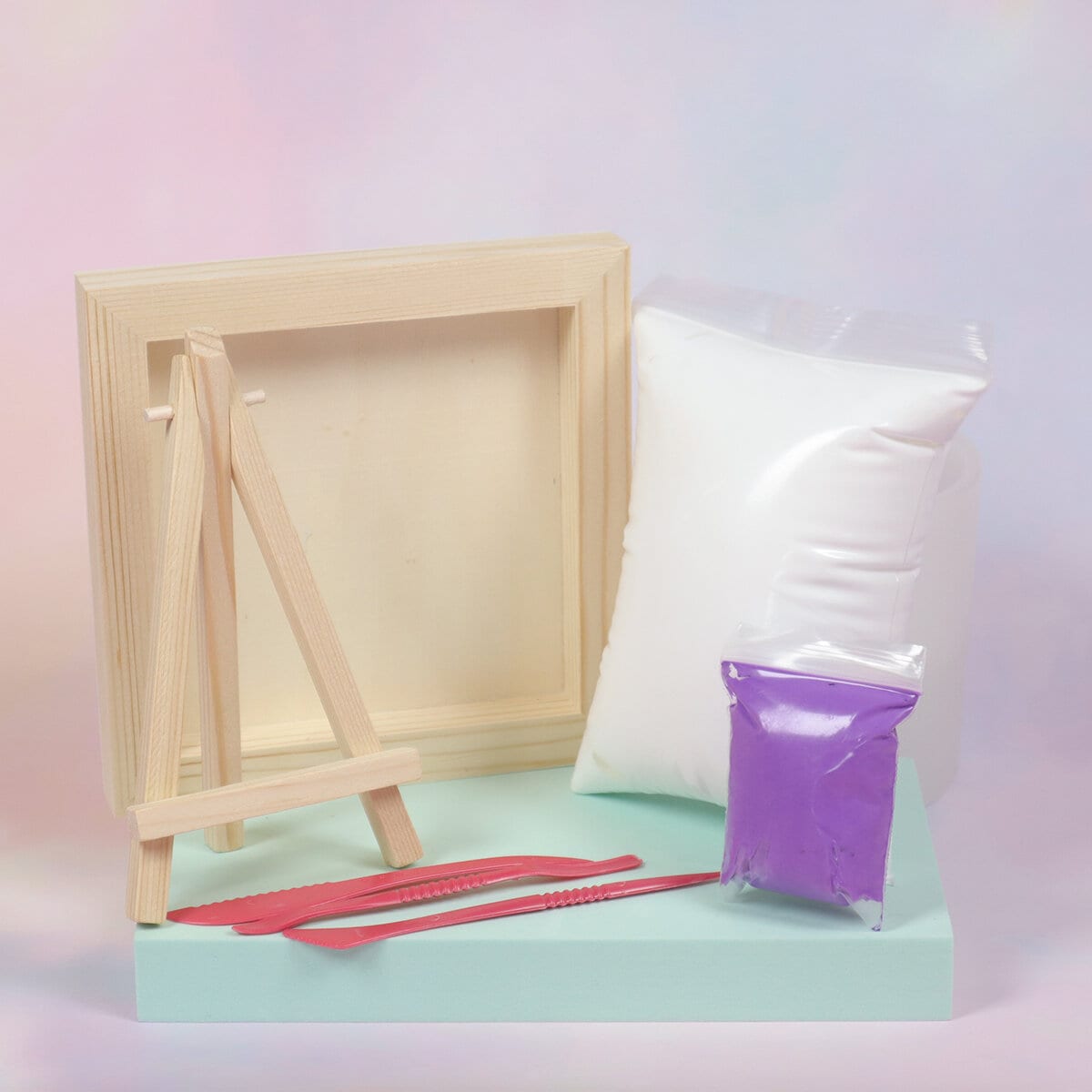 DIY-kit lera & tavla kaniner