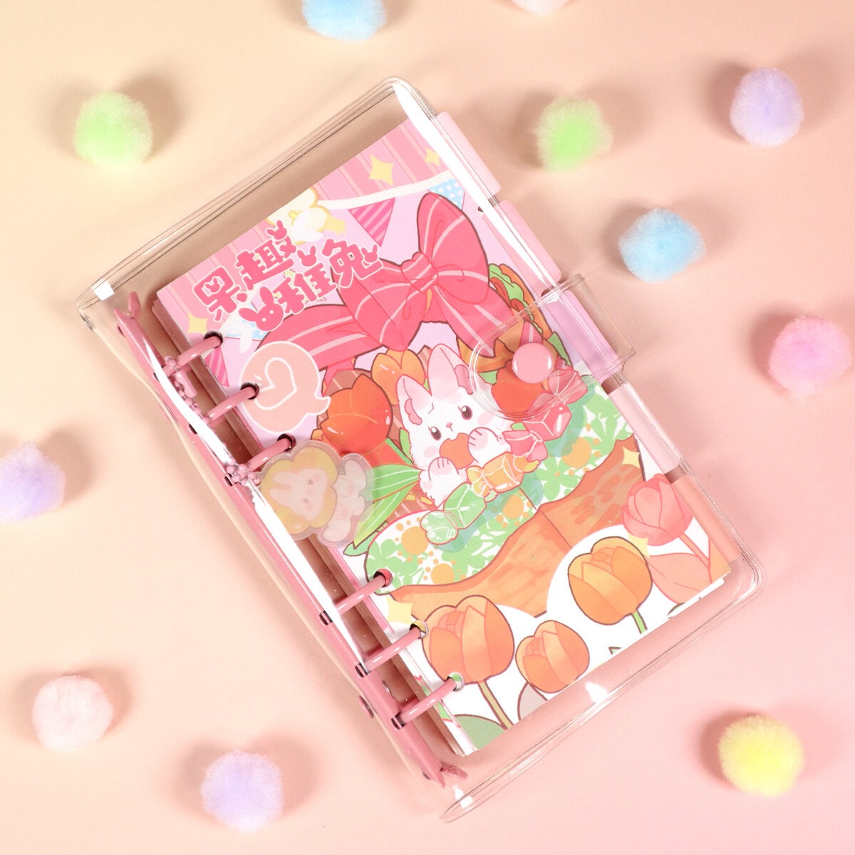 Dessert Bunny planner med plastpärm