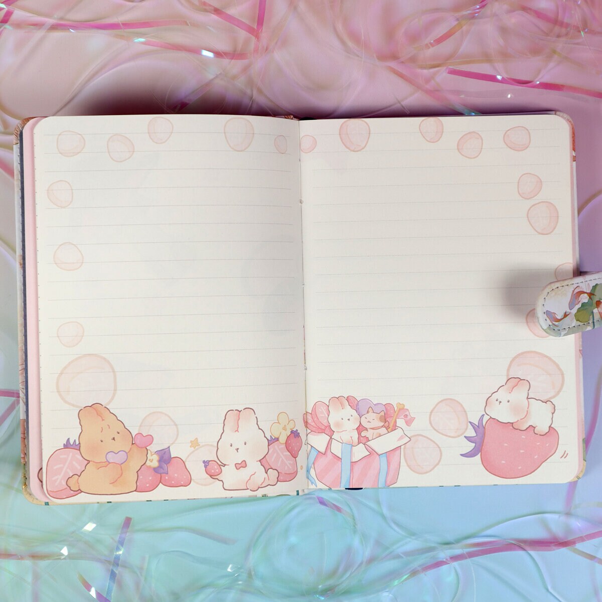 Koi Girl planner med hård pärm