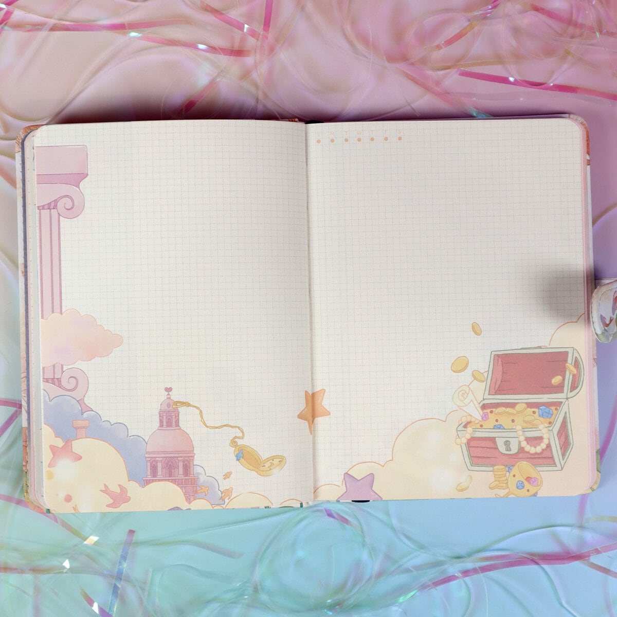 Koi Girl planner med hård pärm