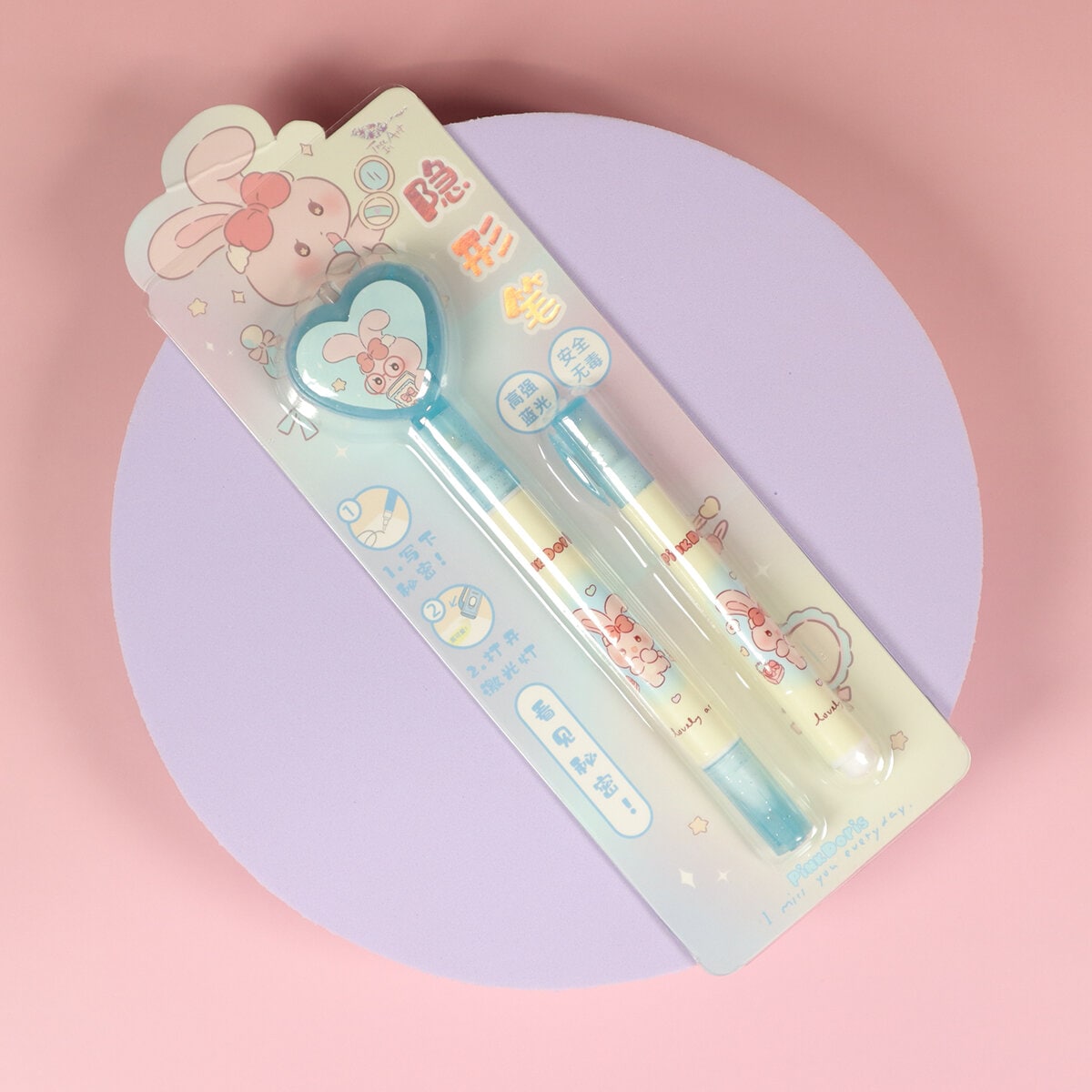 Pink Doris spionpenna 2-pack