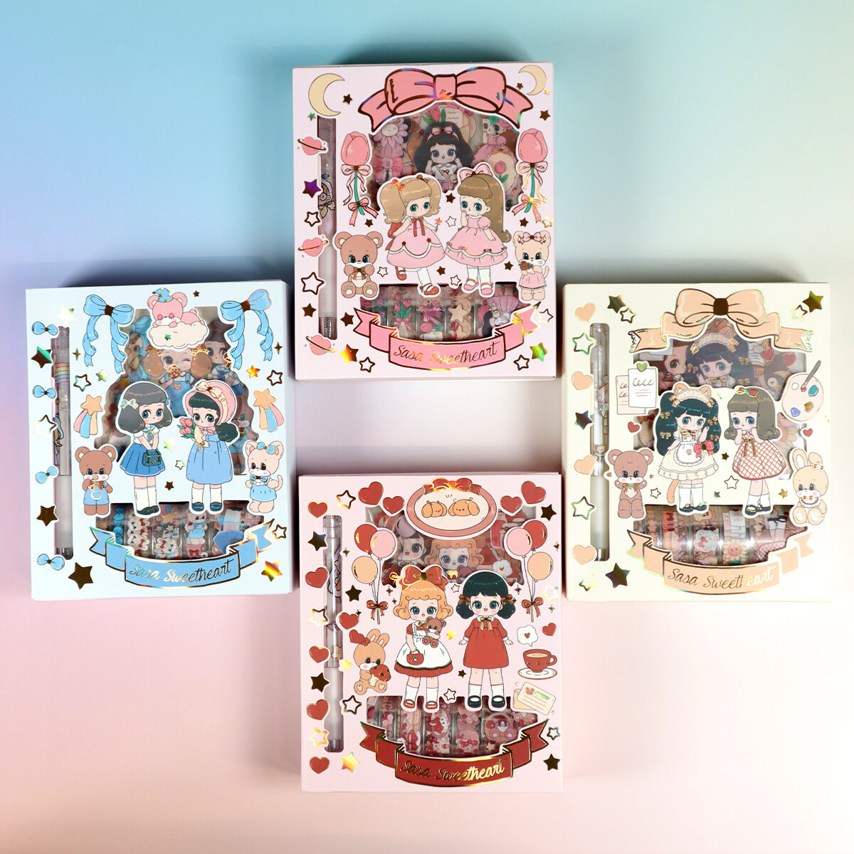 Sasa Sweetheart stickerskit med tejp