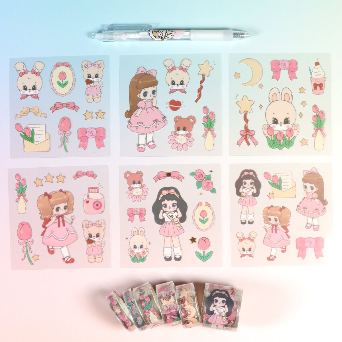 Sasa Sweetheart stickerskit med tejp