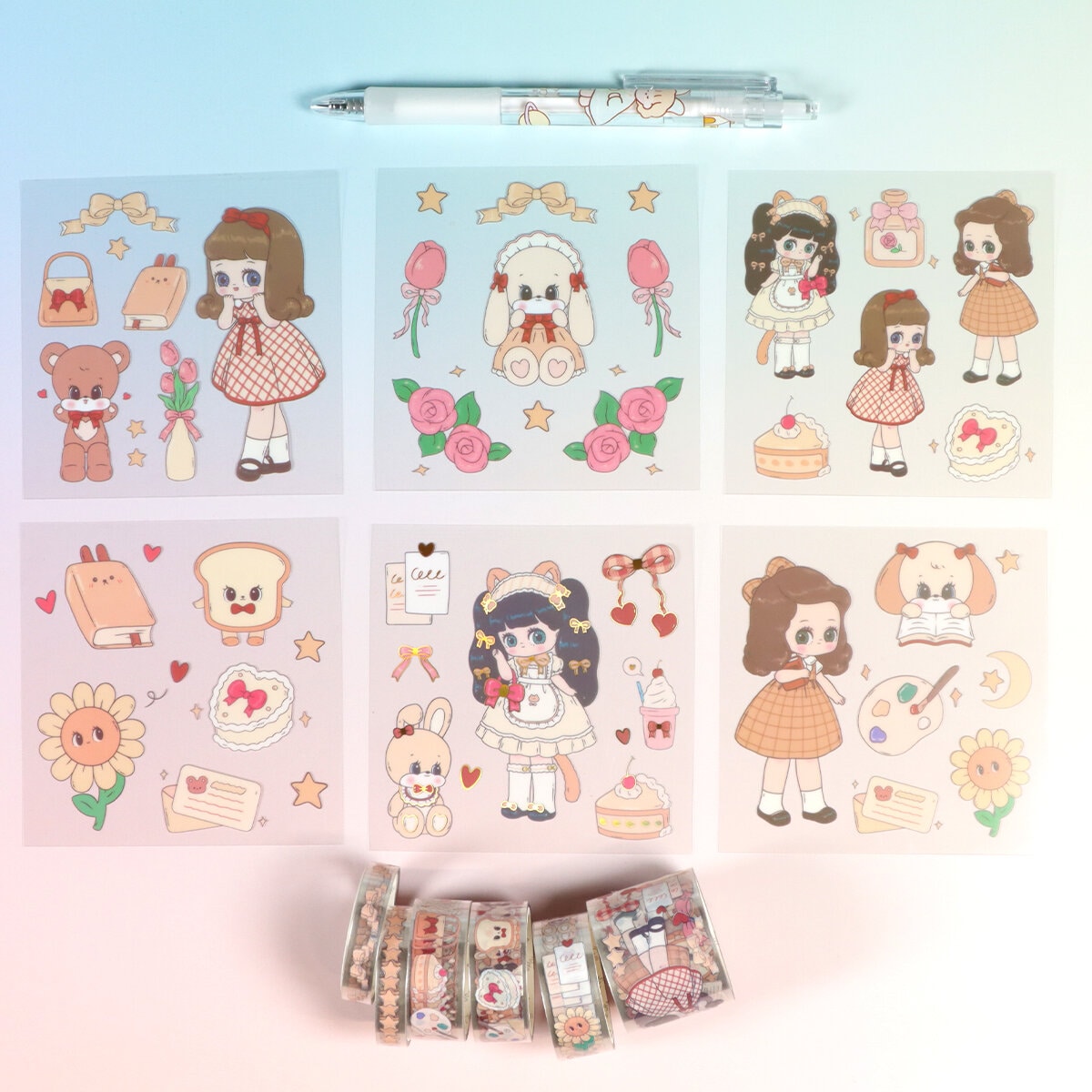 Sasa Sweetheart stickerskit med tejp