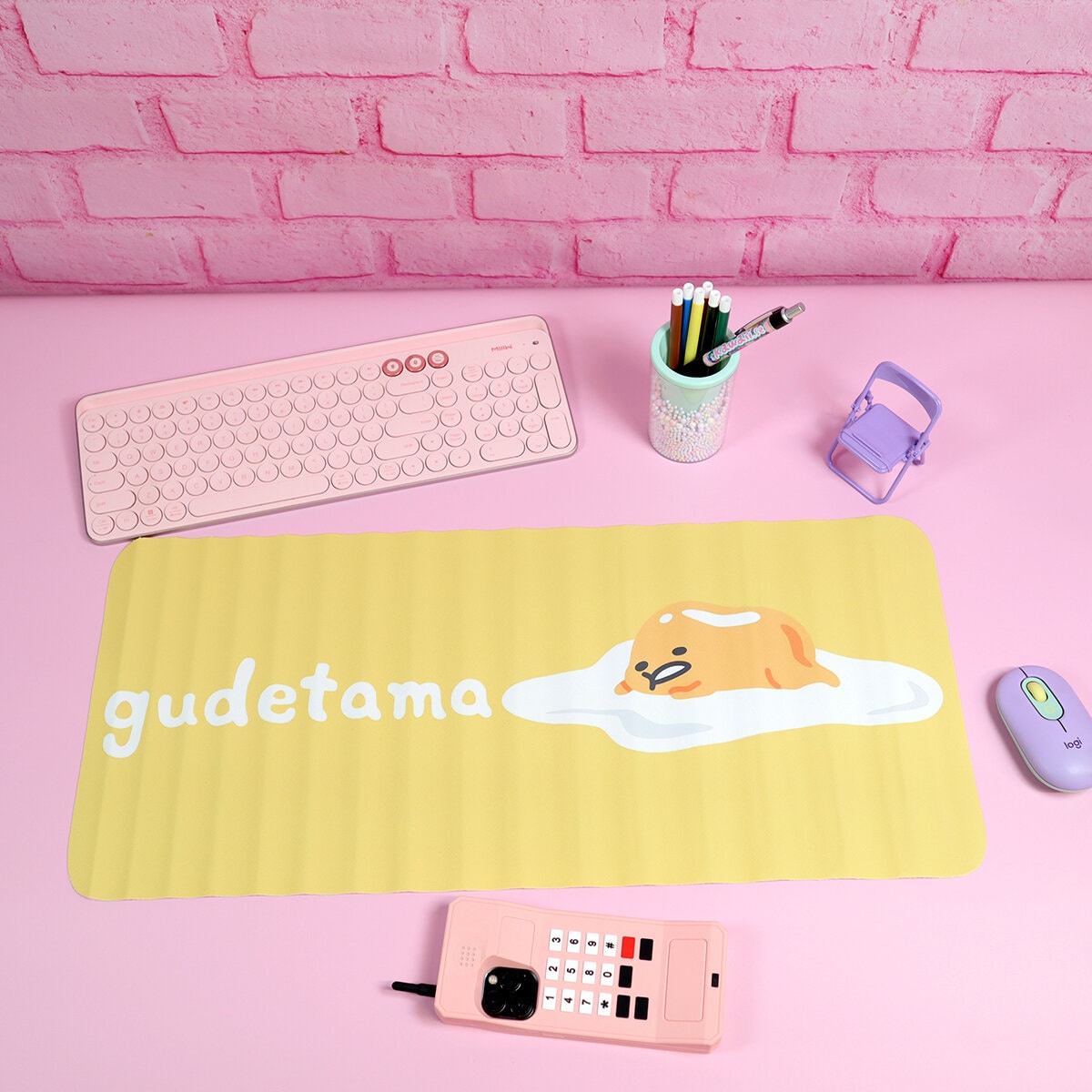 Gult skrivbordsunderlägg - Gudetama