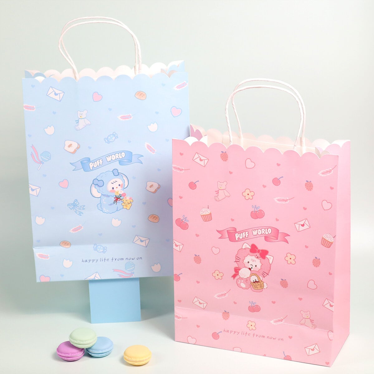 Presentpåse L - Puff world 