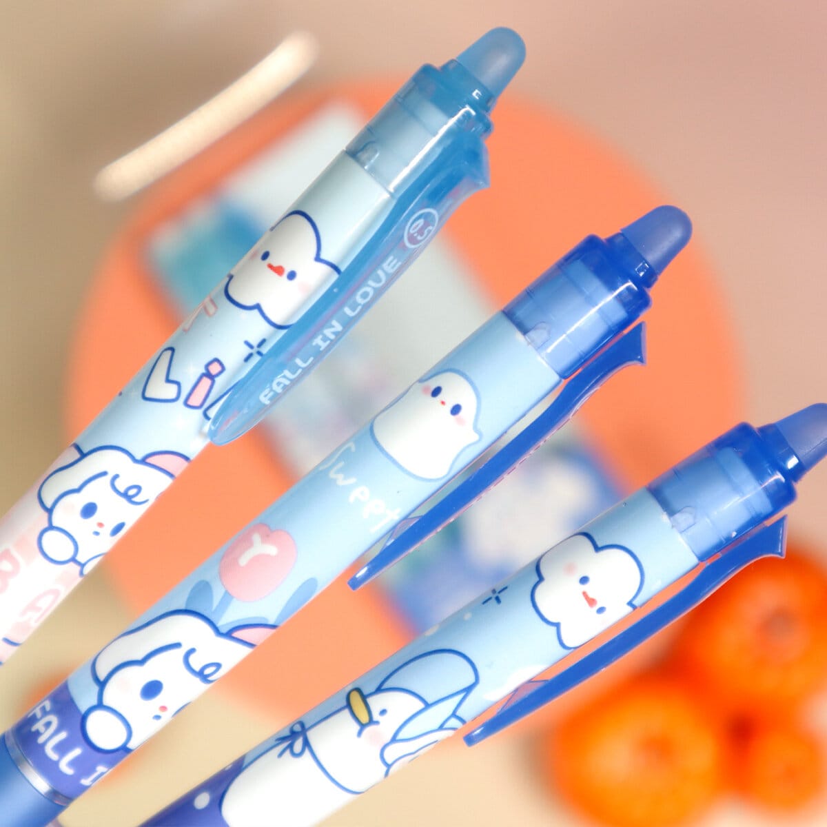 6-pack Fall in love suddbara bläckpennor
