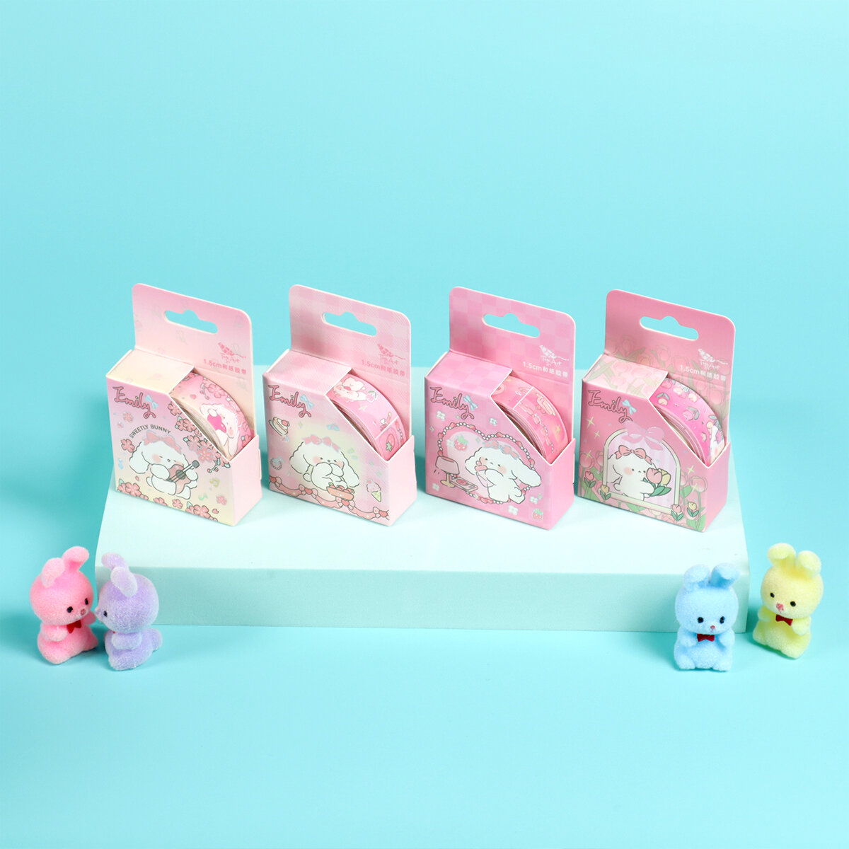 Sweetly Bunny Emily gullig washitejp