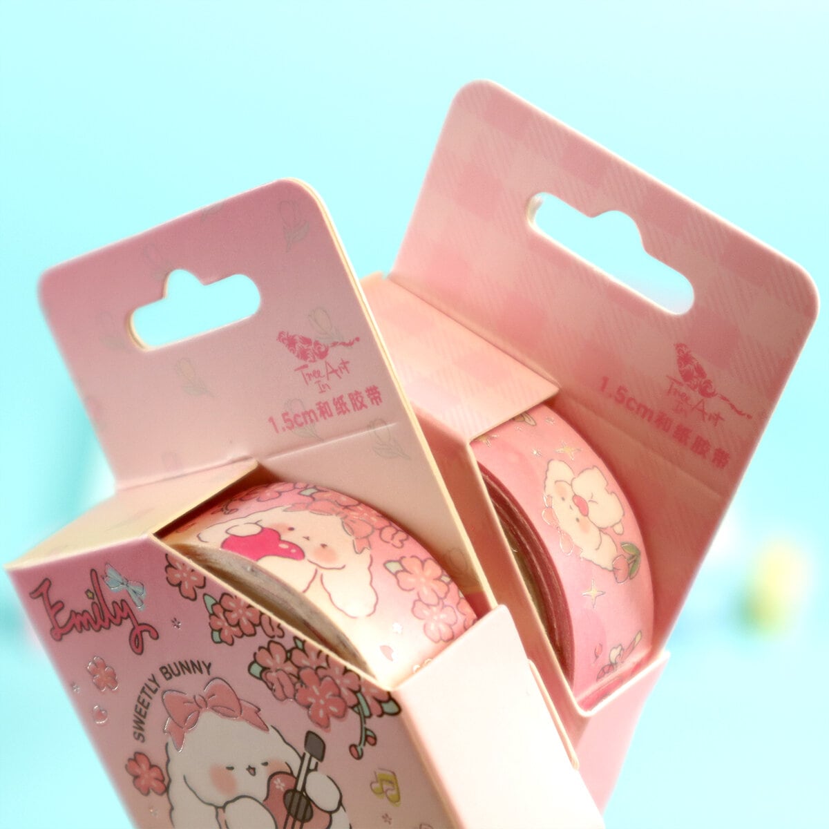 Sweetly Bunny Emily gullig washitejp