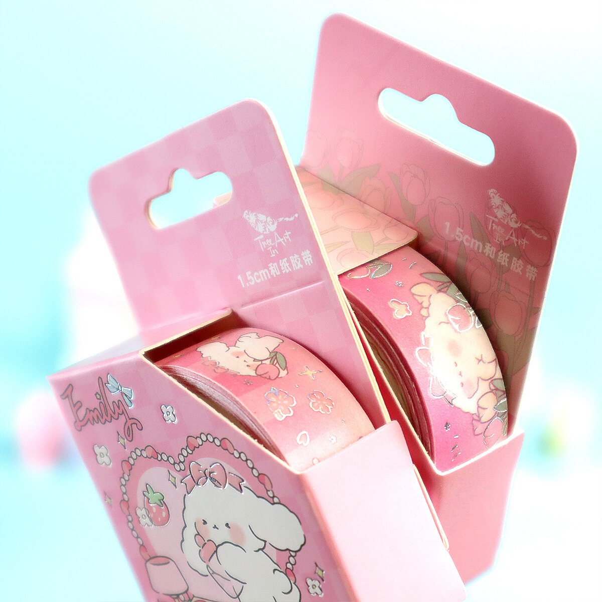Sweetly Bunny Emily gullig washitejp
