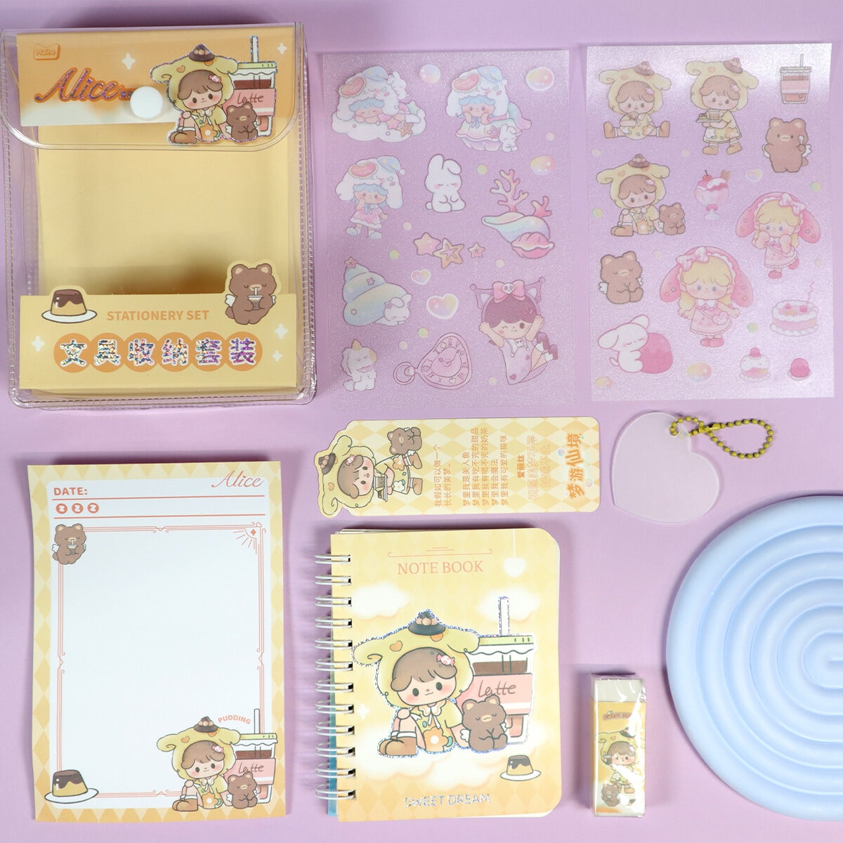 Alice stationery kit