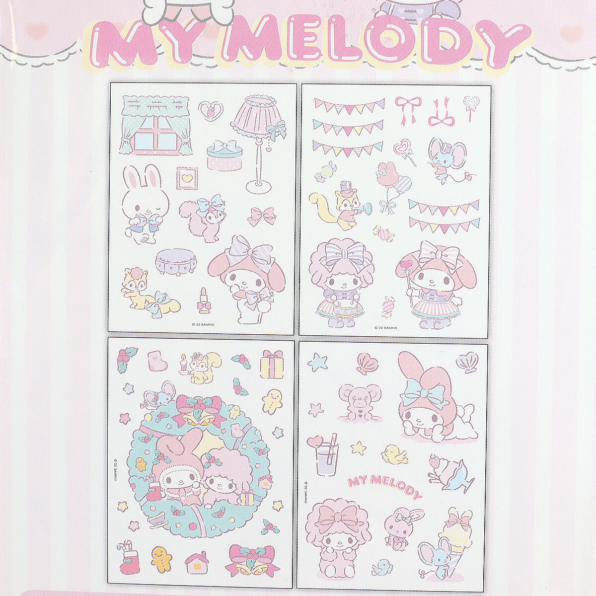 Sanrio stickersark (86509)