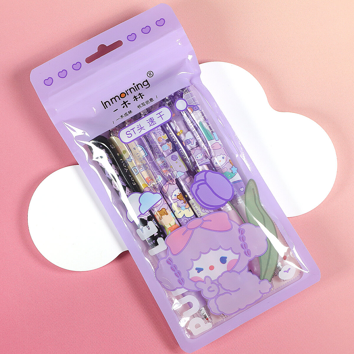 Taro Bunny pennor 6-pack (7111)