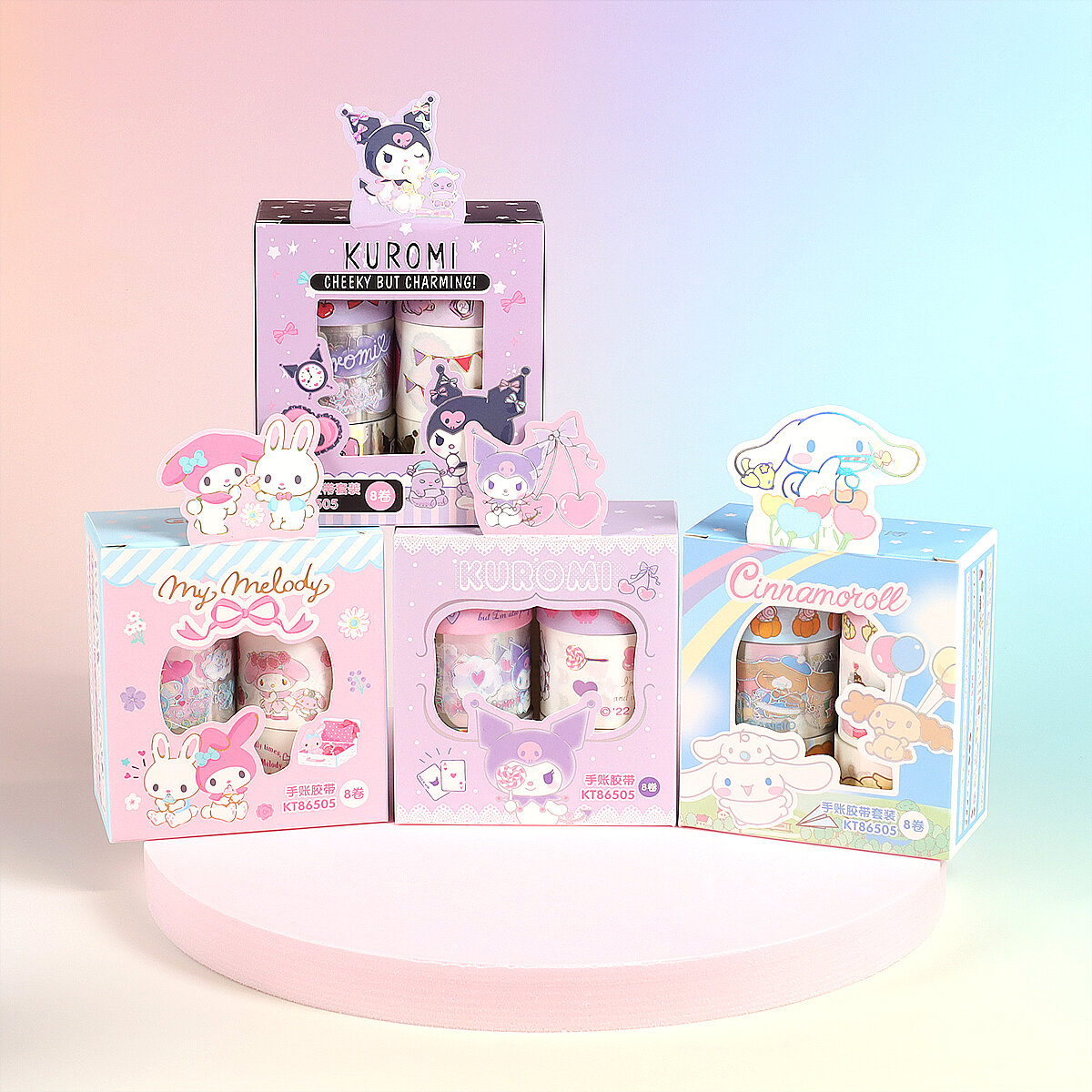 Sanrio-tejp 8-pack