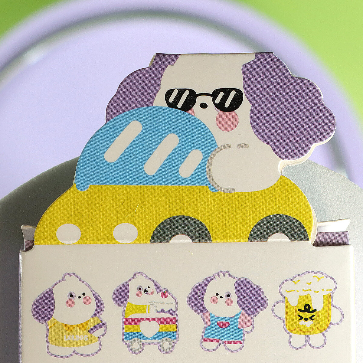 Lösa stickers - Cool summer animals
