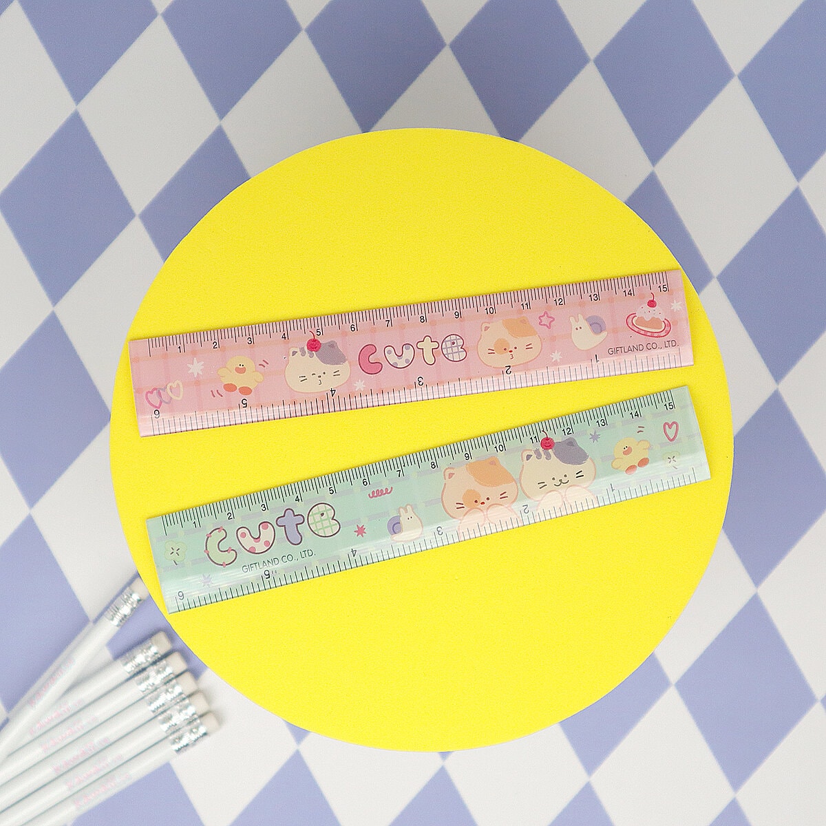 Linjal - Cute Cats 15cm