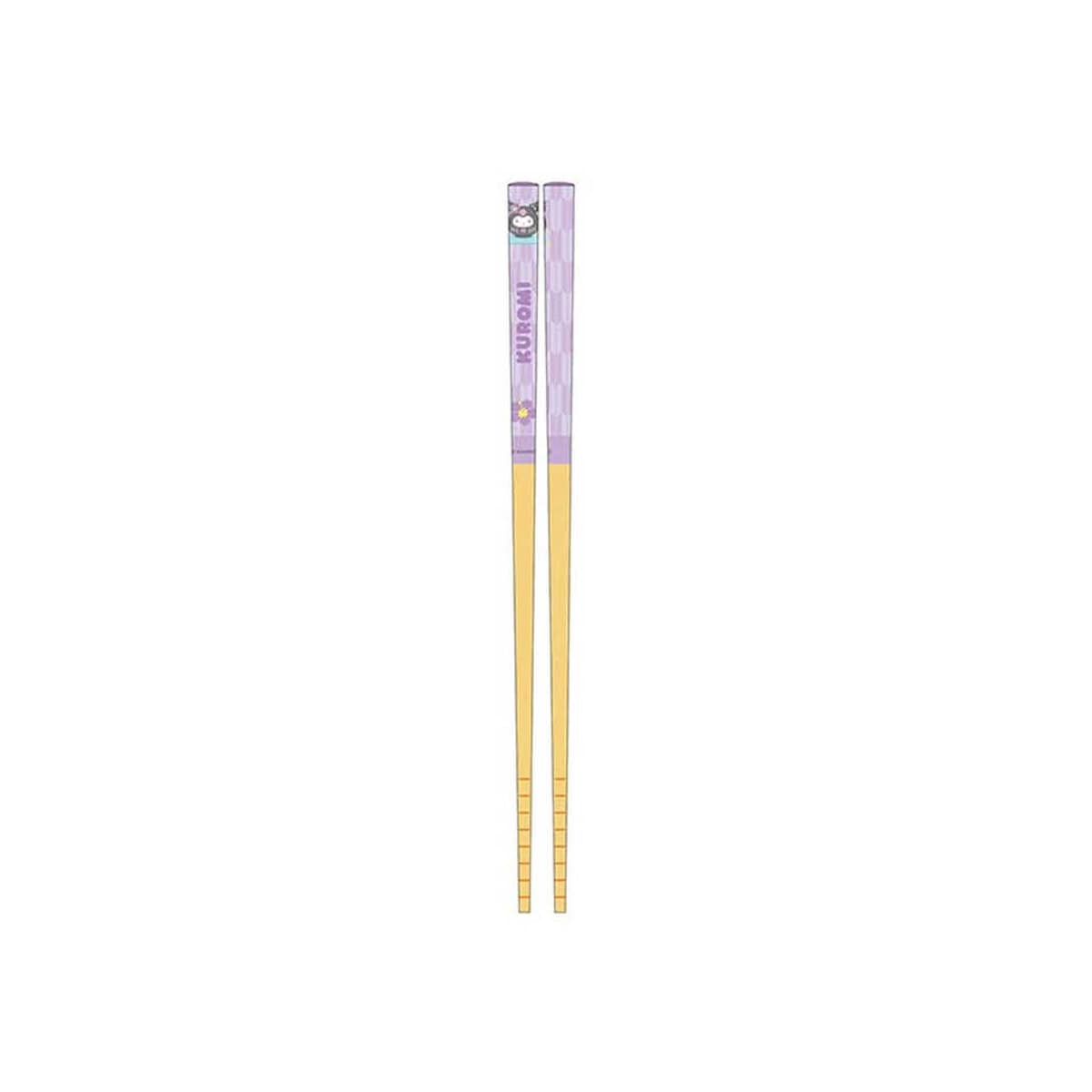 Ätpinnar i bambu Daruma - Kuromi 21 cm
