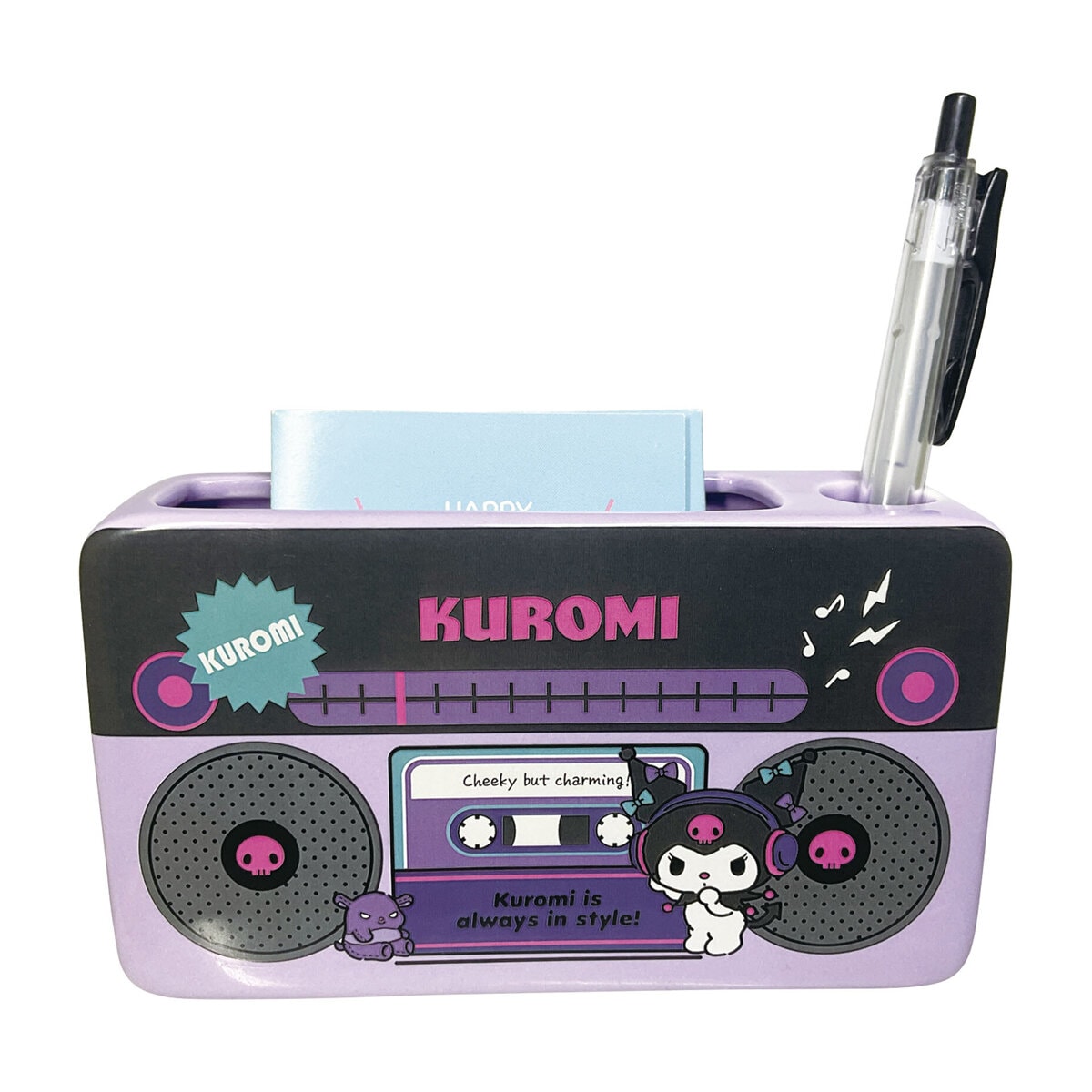 Memo- & pennställ Retro Boombox - Kuromi