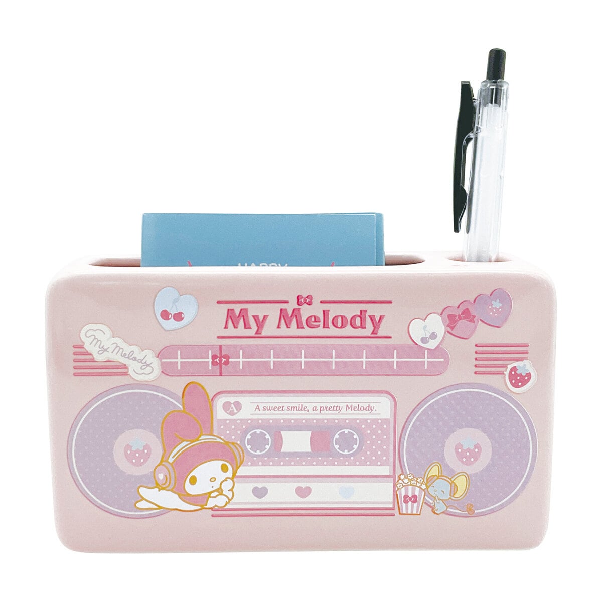 Memo- & pennställ Retro Boombox - My Melody