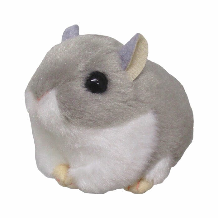 Plushie - Grå-vit hamster