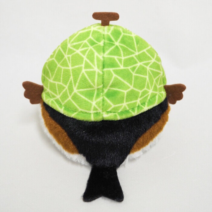 Plushie, melon-zebrafink