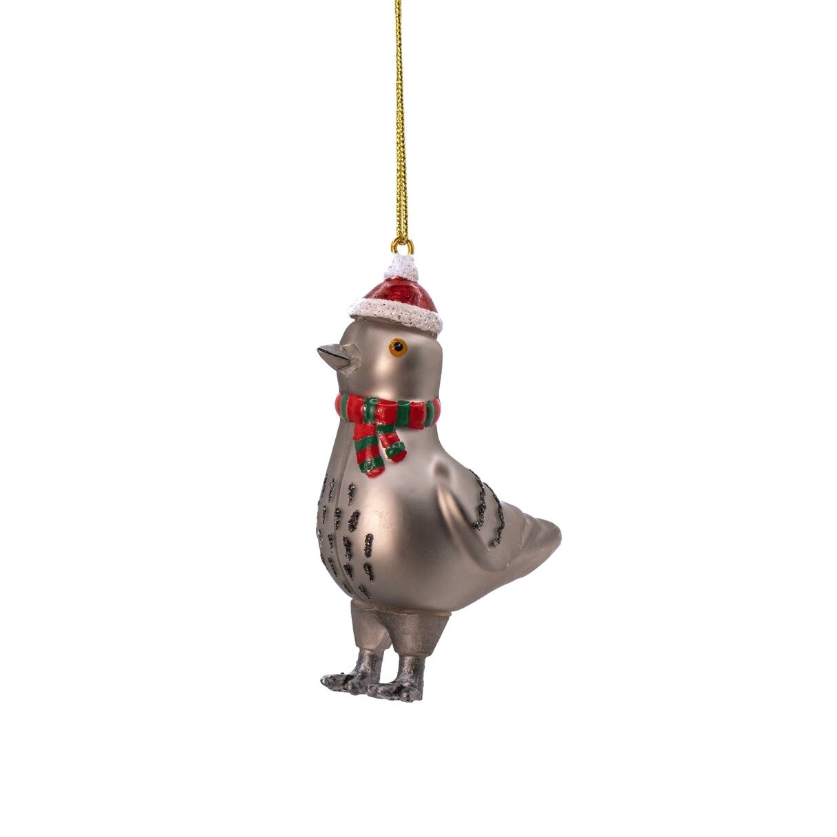 Julkula - Pigeon with Santa hat