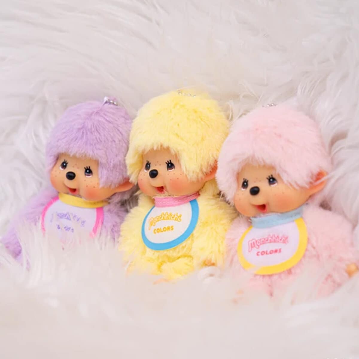 Monchhichi COLORS Yellow Bag Charm