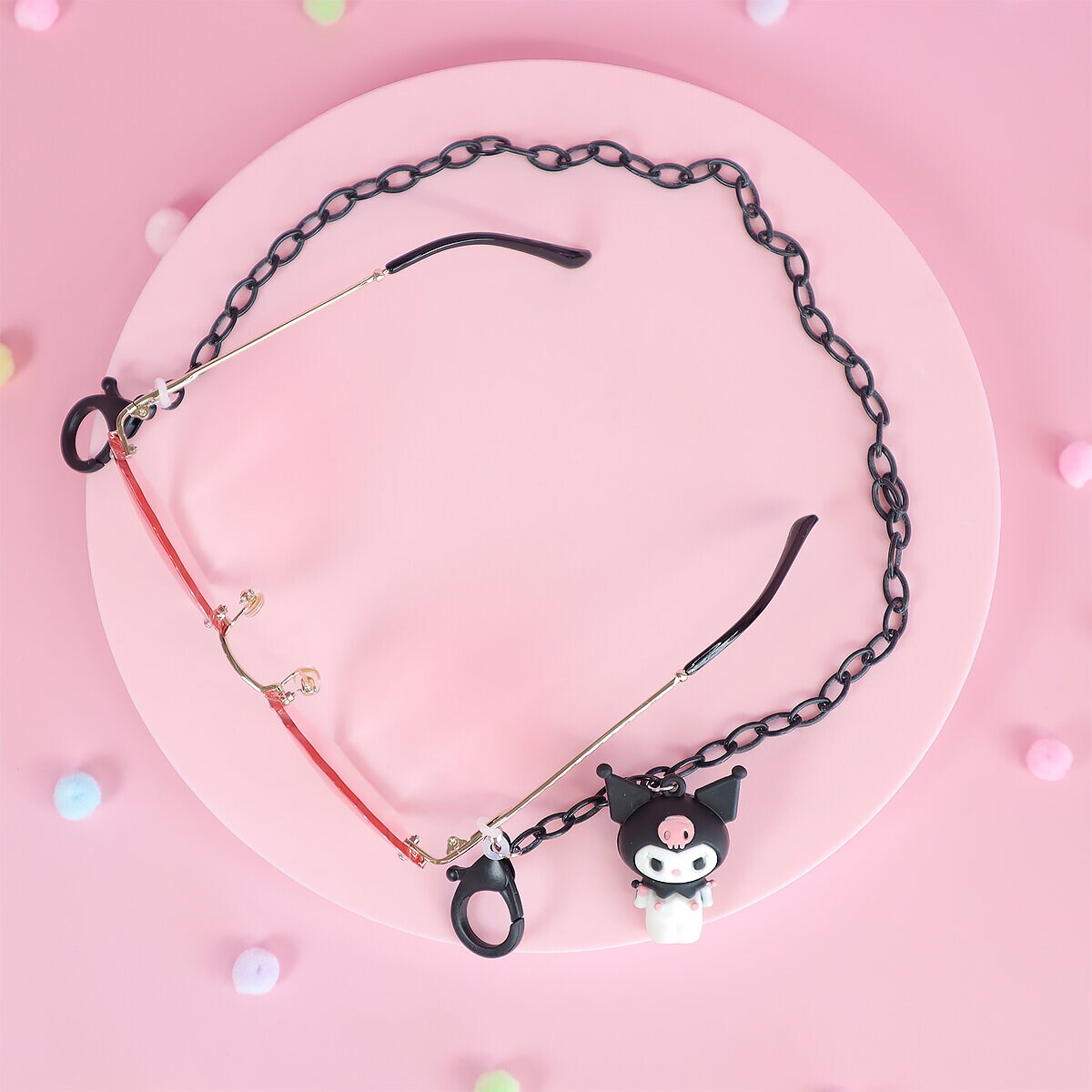 Kuromi glasses chain