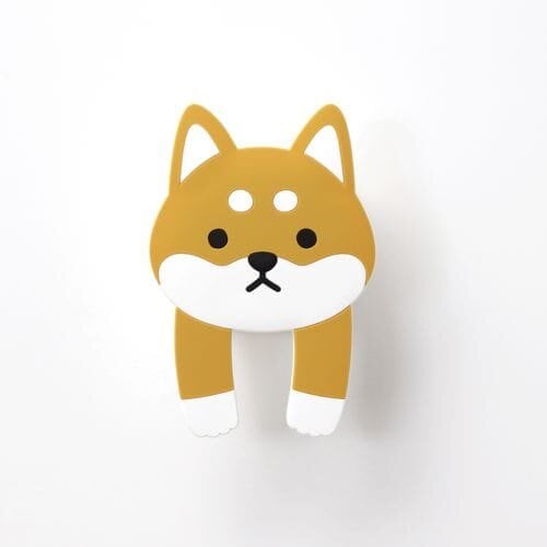 Självhäftande krok, rund shiba 