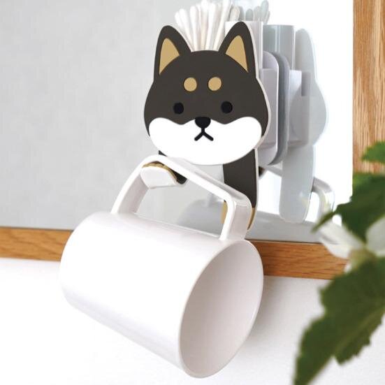Självhäftande krok, rund kuroshiba