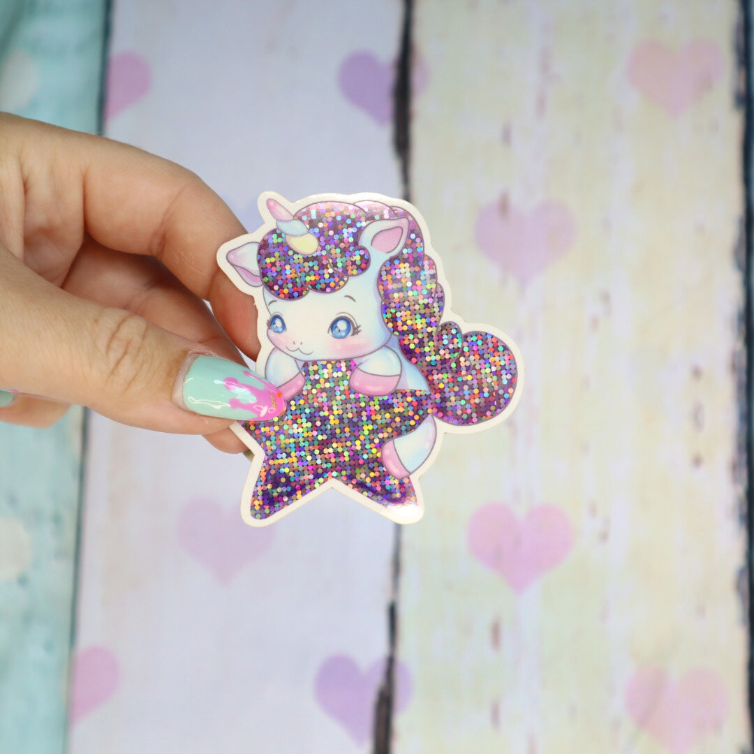 Sticker - Sparkling unicorn