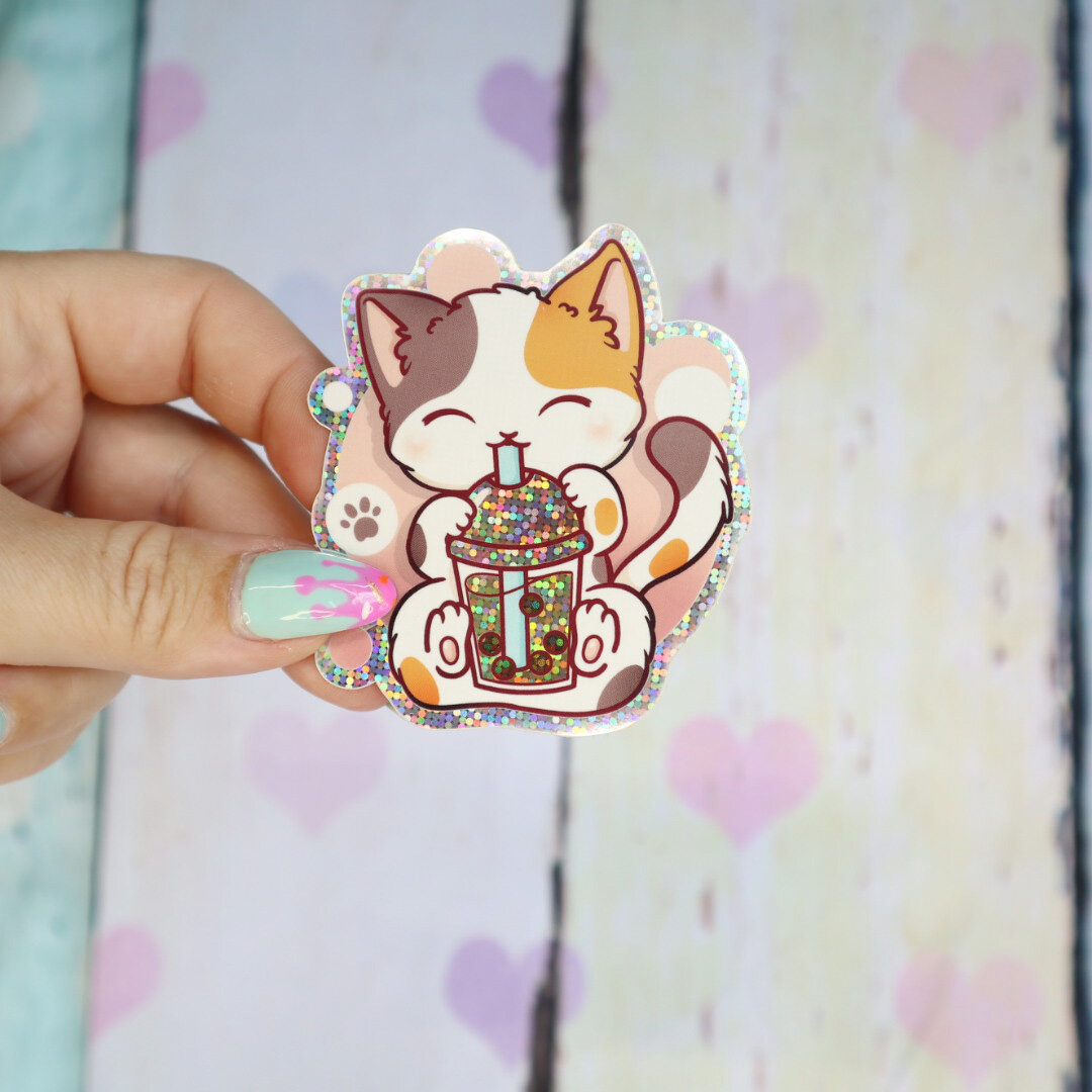 Sticker - Boba cat