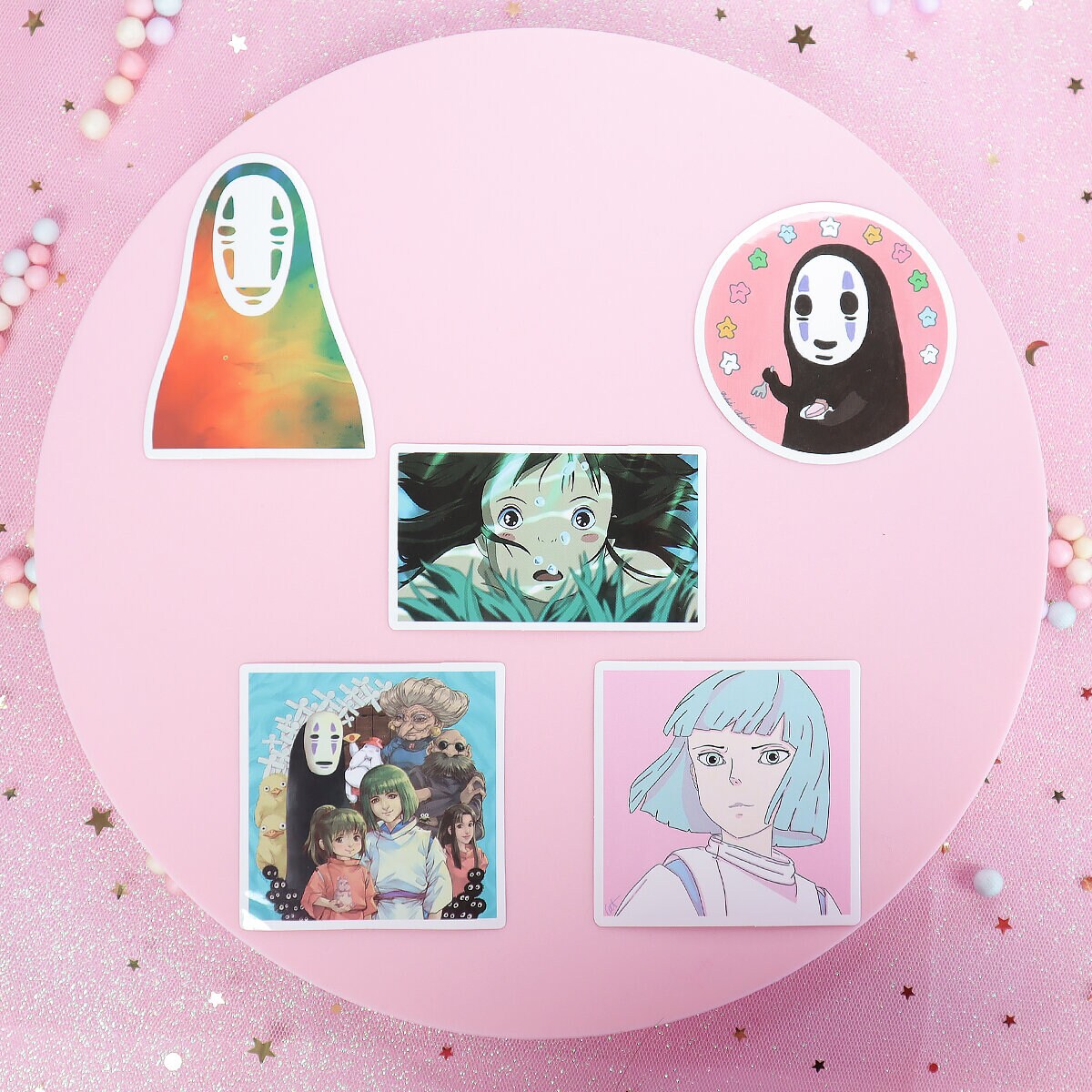 5-pack stickers Spirited Away no 1