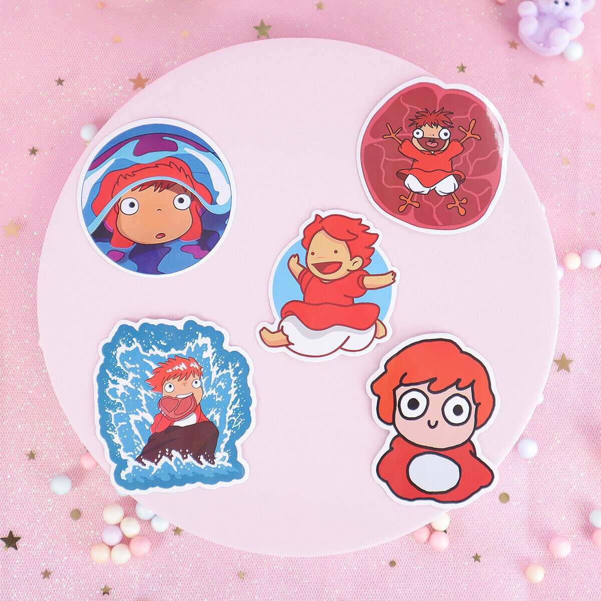 5-pack stickers Ponyo no 6