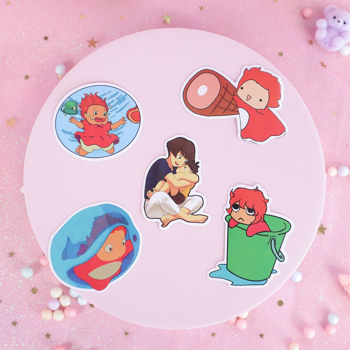 5-pack stickers Ponyo no 7