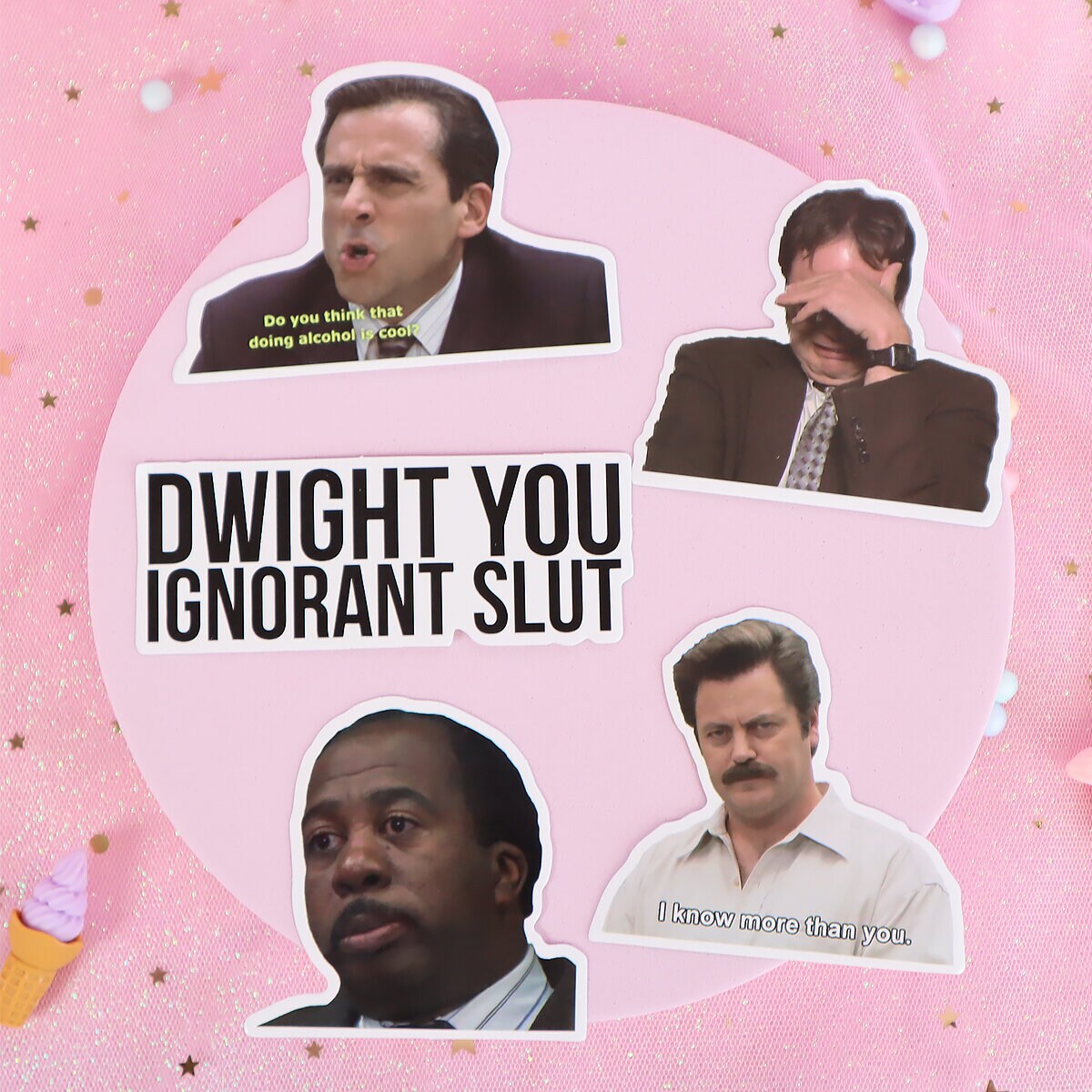 5-pack stickers The Office no 6