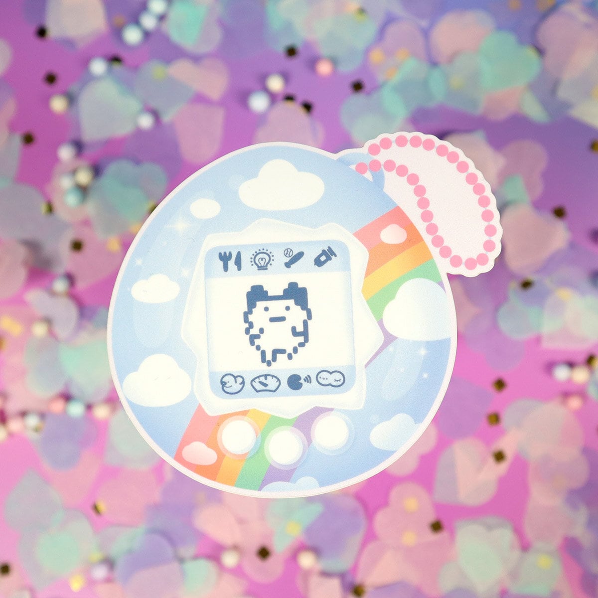 Stor sticker Tamagotchi