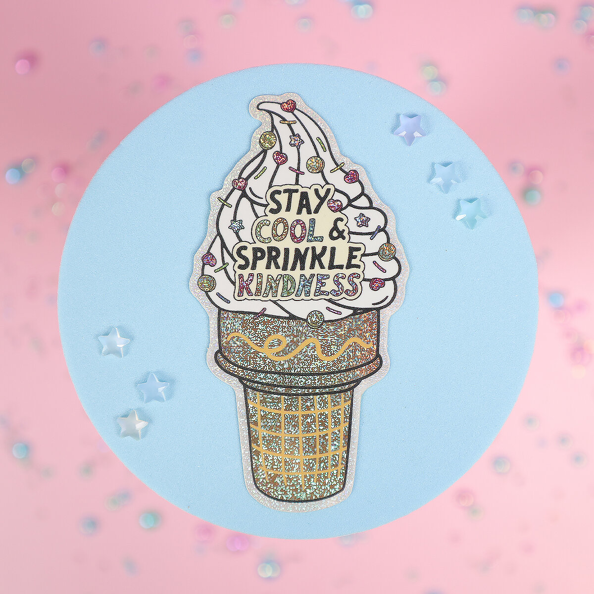 Stor sticker - Sprinkle kindness