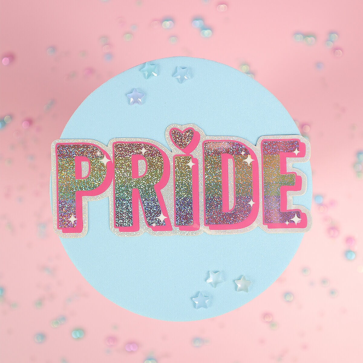 Stor sticker - Pride
