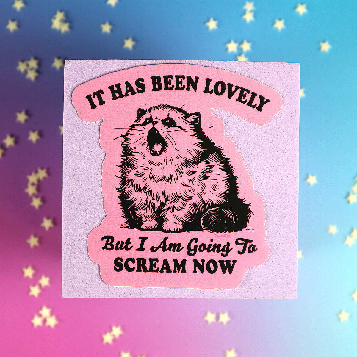 Stor sticker - It has been lovely
