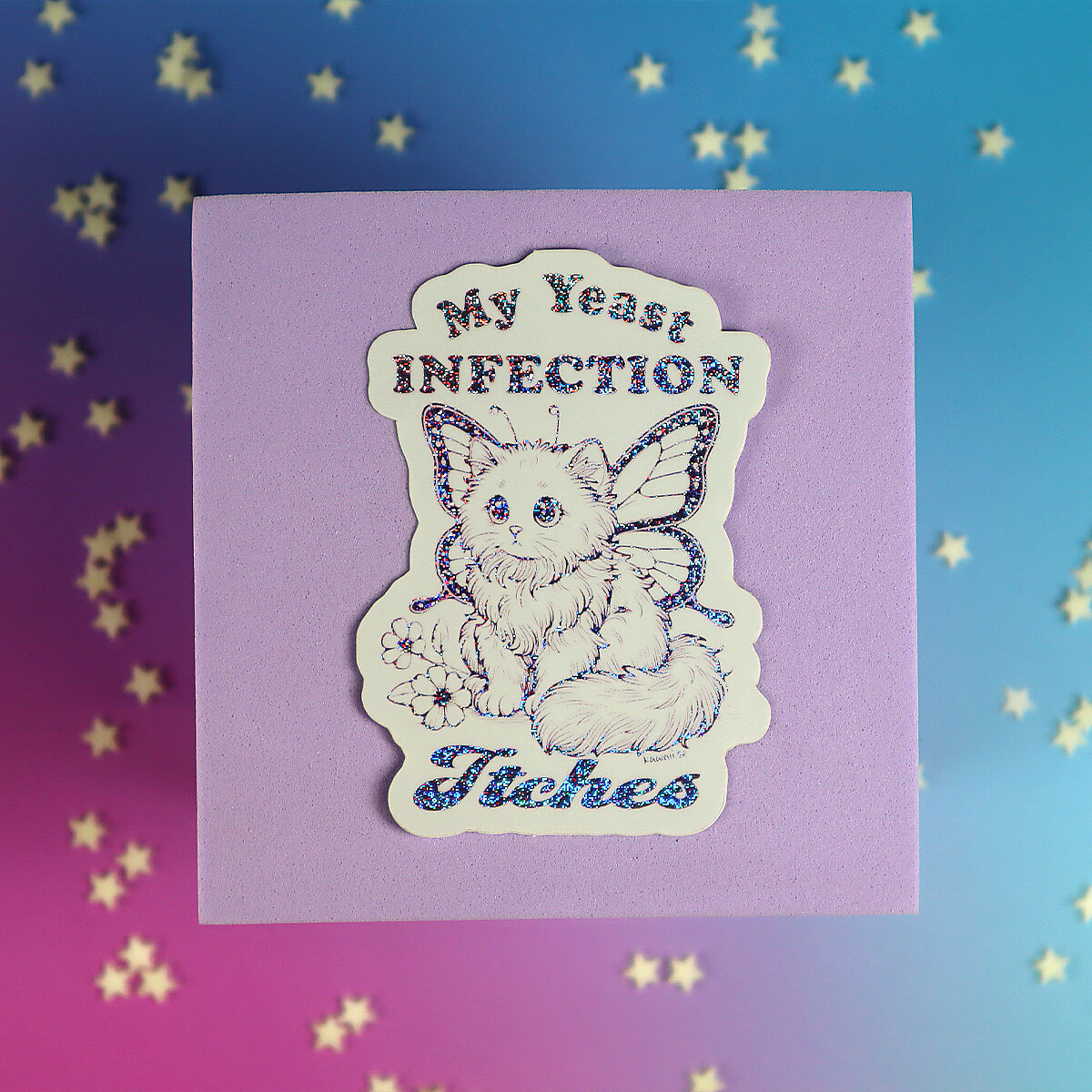 Stor sticker - Yeast infection