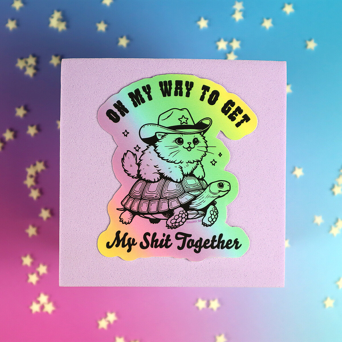 Stor sticker - On my way