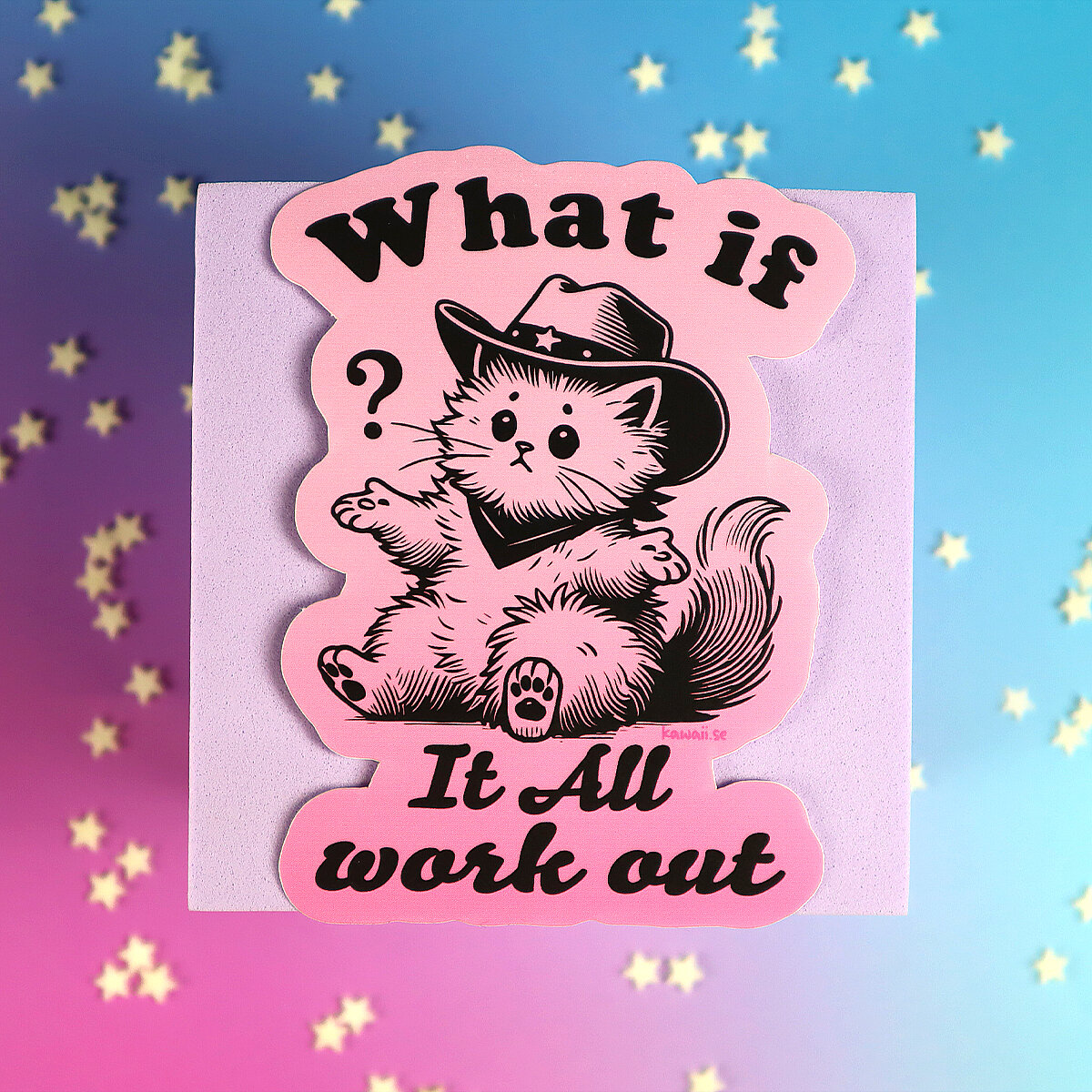 Stor sticker - What if it all work out