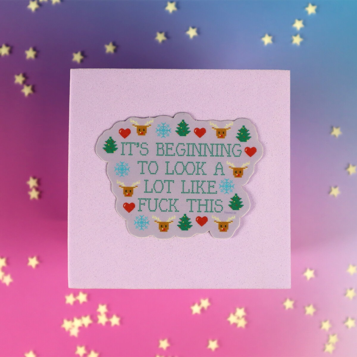 Stor sticker - Look a lot like fuck this