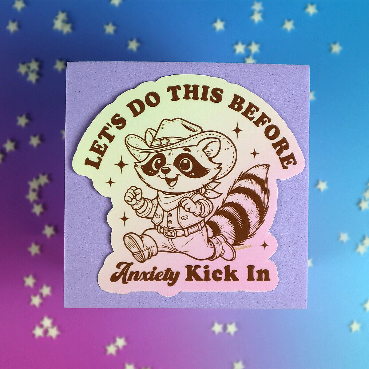 Stor sticker - Let´s do this